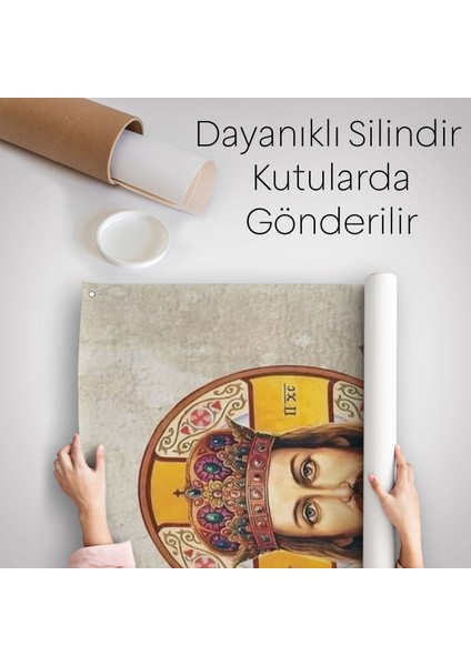 Lila Fil Hz Isa Duvar Örtüsü-Halısı, Kilise Hediyesi Long Live Christ The King Jesus Christ -6387