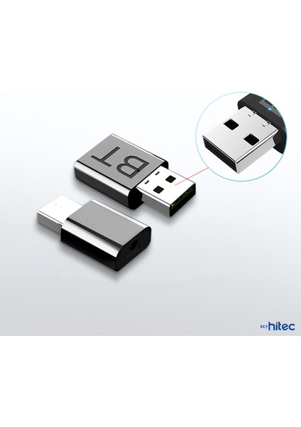 Schitec BT-660 2 In 1 Bluetooth 5.0 Ses Alıcı Verici Kablosuz Dönüştürücü