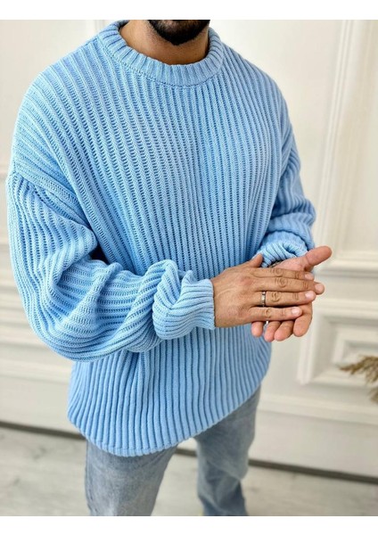 Oversize Kazak Bol Kesim Tüylenmeyen Salaş Triko Kazak