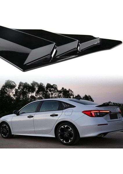 Honda City 2021 Sonrası Kelebek Cam Vizör Kaplama (Parlak Siyah) fırsatları