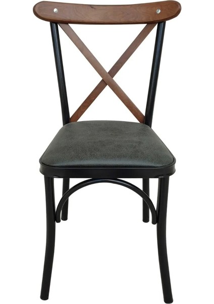 Mutfak Sandalye Cafe Sandalye Salon Sandalye Çapraz Tonet Sandalye 4 Adet