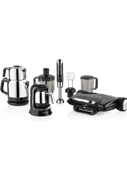 Orginal A1818 Nero Inox 14 Parça Elektro Set