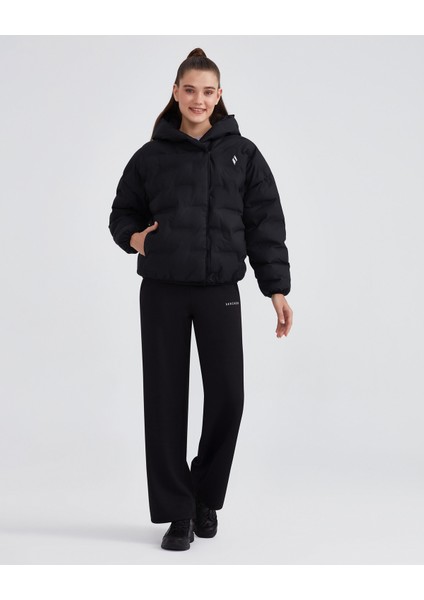 W Outerwear Padded Jacket Kadın Siyah Mont S232082-001 fiyatları