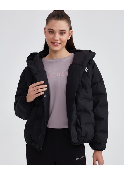 W Outerwear Padded Jacket Kadın Siyah Mont S232082-001 indirimleri