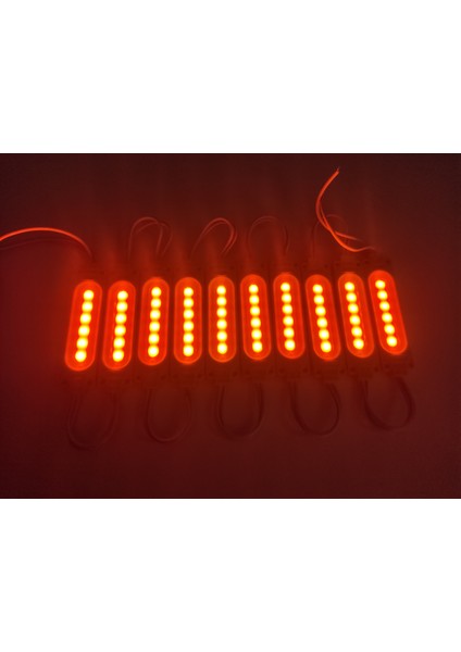 Parmak Cob LED Turuncu 12 Volt Su Geçirmez 10,lu 3m Bantlı Kesilebilir 0409978