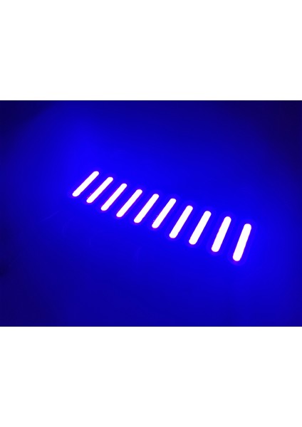 Parmak Cob LED Mavi 24 Volt Su Geçirmez 10,lu 3m Bantlı Kesilebilir 0409975