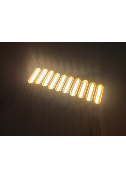 Parmak Cob LED Sarı 12 Volt Su Geçirmez 10,lu 3m Bantlı Kesilebilir 0409973