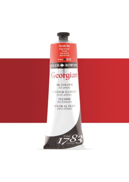 : Georgian Yağlı Boya : 225 ml : Pyrrole Red