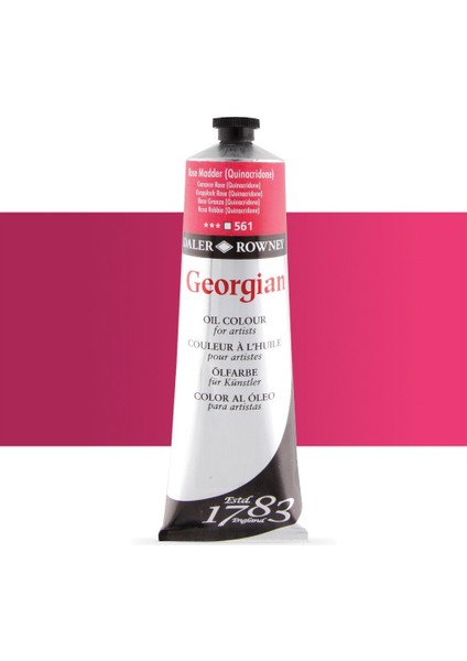 : Georgian Yağlı Boya : 225 ml : Rose Madder (Quin)