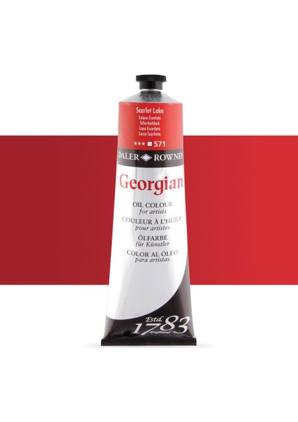 : Georgian Yağlı Boya : 225 ml : Scarlet Lake