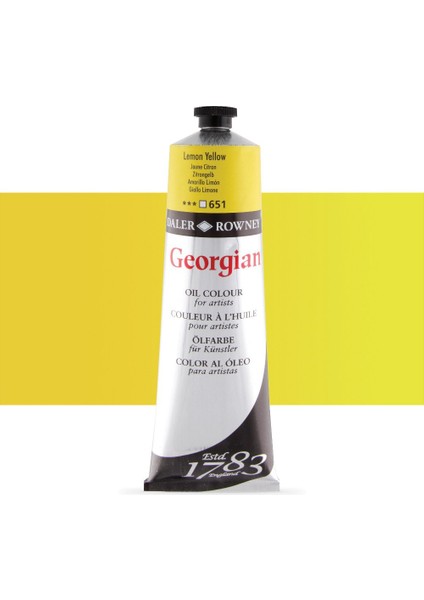 : Georgian Yağlı Boya : 225 ml : Lemon Yellow