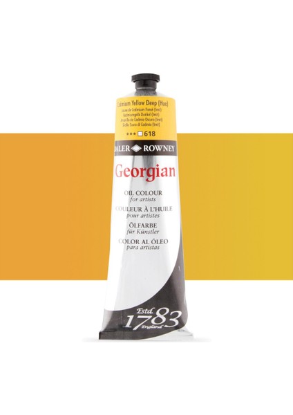 : Georgian Yağlı Boya : 225 ml : Cadmium Yellow Deep Hue