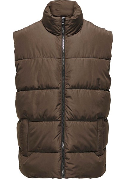 Bordo Erkek Yelek 22022232_ONSMELVIN Lıfe Puffer Vest indirimleri