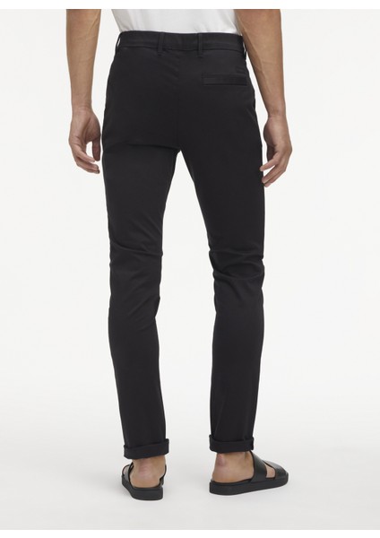 Normal Bel Normal Paça Slim Fit Siyah Erkek Pantolon K10K110963BEH