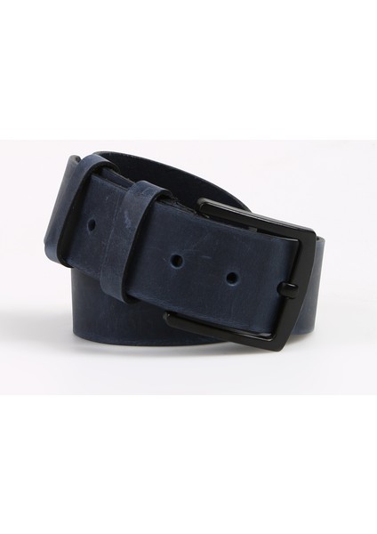 Lacivert Erkek Deri Kemer Frk 015