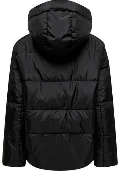 Siyah Kadın Mont Onlselın Puffer Jacket Otw