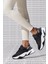 M2K Tekno Leather Unisex Reflector Sneaker Hakiki Deri Siyah Spor Ayakkabı 1