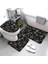 22105SJT-001226- 75X44.45X37.41X38CM Kaymaz Banyo Paspası Banyo Küçük Halı Duş Mat Dekoratif Emici Ayak Mat Giriş Küvet Tuvalet Halısı Basit Modern Iskandinav (Yurt Dışından) 3