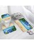 470CY-3PCS Set 60X40CM-23.6X15.7IN Okyanus Plaj Banyo Paspasları Seti Denizyıldızı Kabuklu Palmiye Ağaçları Yunus Doğa Manzara Ev Banyo Dekor Kapı Halıları Halı Tuvalet Kapağı Mat (Yurt Dışından) 4