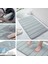 Gri 400 mm x 600 mm Ev Banyo Paspas Mercan Polar Banyo Halı Su Emme Kaymaz Bellek Köpük Emici Yıkanabilir Halı Tuvalet Zemin Mat (Yurt Dışından) 3