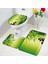 601X-3PCS Set 45X75CM-17.7X29.5IN Mor Orkide Zen Banyo Paspasları Setleri Beyaz Mum Siyah Masaj Taşı Asya Spa Modern Kapı Kilim Ev Banyo Dekor Tuvalet Kapağı Mat (Yurt Dışından) 5