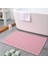 Pembe Pvc Kaymaz Banyo Paspasları Dikdörtgen Yumuşak Duş Banyo Paspas Ayak Mat Yatak Odası Banyo Halısı Kaymaz Tuvalet Zemin Sahte Paspaslar Vc (Yurt Dışından) 1