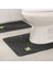 Bir Hong Si Ye Cao Yaklaşık 50X50 cm Kaymaz U Şekilli Tuvalet Halıları Ayak Pedi 50*50 cm Banyo Banyo Paspas Yıkanabilir Tuvalet Halı Wc Mat Duş Odası Zemin Halı Mat 1 Adet (Yurt Dışından) 5