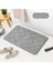 Gri Kare 45X75 45X120 cm Yumuşak Ribaund Banyo Banyo Paspas Seti Çok Boyutlu Küvet Lavabo Tuvalet Halıları Oturma Odası Yatak Odası Mutfak Alanı Halıları Büyük Boy (Yurt Dışından) 1