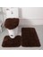 Beyaz 3 Adet/takım Peluş Banyo Banyo Paspas Seti Kaymaz Tuvalet Halıları ve Tuvalet Çıtası Yumuşak Kabartmak Duş Halı Paspaslar Banyo Için (Yurt Dışından) 4