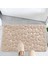 Gri 50X80 cm Bellek Köpük Banyo Paspas Arnavut Kaldırımı Kabartmalı Banyo Zemin Halıları Su Emici Kaymaz Halı (Yurt Dışından) 3