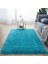 Mavi Yaklaşık 60X120 cm Yumuşak Peluş Banyo Halı Yatak Odası Başucu Ayak Mat Düz Renk Su Emme Halı Kalınlaşmak Kaymaz Banyo Paspas Zemin Halı (Yurt Dışından) 1