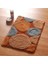Lan 2 Yaklaşık 50X80CM Yuvarlak Tasarım Banyo Paspasları, Silp Banyo Halı Seti ve Kilim, Tuvalette Kapı Yolu Halısı, Banyo ve Tuvalet Için Zemin Banyo Paspasları (Yurt Dışından) 3