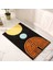 09 45X70CM Modern Soyut Sanat Mikrofiber Banyo Paspas Akın Banyo Halısı Dekoratif Halı Kaymaz Emici Duş Kapı Mat Ayak Pedi (Yurt Dışından) 4