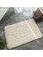 Gri 40X60 cm 40X60/50X80 cm Arnavut Kaldırımı Kabartmalı Banyo Banyo Paspas Mercan Polar Kaymaz Halı Küvet Zemin Halı Duş Odası Paspas (Yurt Dışından) 4