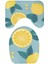 Lemon 2 Adet 60X90 cm Kalın Flanel Banyo Banyo Paspas Seti Tuvalet Halıları U Şekli Banyoda Zemin Halıları Tuvalet Ayak Pedi Anti Patinaj Yıkanabilir Kapak Kapağı (Yurt Dışından) 1