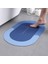 Gül Kırmızı Oval 50X80 Modern Banyo Banyo Paspas Diatom Çamur Kaymaz Halı Küvet Zemin Halısı Duş Paspas Hafızalı Köpük Mat (Yurt Dışından) 3