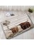 1223YY-3 Adet Set 60X40CM-23.6X15.7IN Çiftlik Hayvanı Yayla Inek Kapı Paspasları Kahverengi Sığır Çim Retro Ahşap Pazen Banyo Paspas Ev Odası Mutfak Banyo Dekor Kaymaz Halı (Yurt Dışından) 5