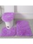 15 3 Adet/takım Kravat Boyama Peluş Halı Paspas Banyo Emici Halı Polyester Kaymaz Halı Tuvalet Çıtası Uzun Kürk Halı Zemin Mat (Yurt Dışından) 5