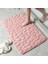 Pembe 50X80 cm Ev Arnavut Kaldırımı Kabartmalı Kapı Halı Kapı Mat Banyo Basit Rüzgar Emici Ayak Mat Banyo Kaymaz Mat Yer Mat. (Yurt Dışından) 1
