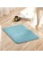 Gök Mavisi 40X120 cm Tuvalet Zemin Mat Yumuşak Polar Mat Çizgili Kaymaz Banyo Paspas Oturma Odası Mikrofiber Halı Ev Küvet Kanepe Alfombra Banyo Alanı Halı (Yurt Dışından) 1