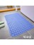 Haki 46X46 cm 1 Pc Banyo Paspasları Kendinden Astarlı Silikon Paspaslar Pvc Dikdörtgen Banyo Artefakt Ayak Masaj Minderi Taban Kaymaz Duş Odası Paspasları (Yurt Dışından) 4