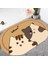 Kedi 60X90 cm Sevimli Karikatür Banyo Emici Ped Halı Oval Diatom Çamur Su Emici Banyo Paspas Çabuk Kuruyan Kaymaz Tuvalet Paspaslar (Yurt Dışından) 1