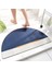 Altın ve Mavi 50X80 cm Moda Teknolojisi Kadife Banyo Paspası Yarı Dairesel Banyo Paspas Emici Çabuk Kuruyan Ayak Mat Duş Odası Kaymaz Zemin Mat (Yurt Dışından) 4