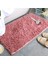 Kırmızı 60X90 cm Düz Renk Banyo Paspas Banyo Halıları Şönil Su Emme Küvet Lavabo Zemin Mat Kaymaz Tuvalet Halısı Peluş Ayak Mat (Yurt Dışından) 3