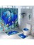 4 Adet-1 Resim Olarak Göster Deniz Dünyası Desen Banyo Paspasları Duş Odası Halı Kilim Banyo Seti Banyo Perdesi Flanel Banyo Zemin Mat Banyo Ayak Mat (Yurt Dışından) 1