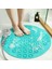 Yeşil 30X30CM 55CM Kaymaz Banyo Paspas Yuvarlak Duş Mat Silikon Ayak Masaj Matı Drenaj Delikli Vantuz Dayanıklı Banyo Aksesuarı (Yurt Dışından) 1