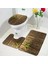 52CY-3 Adet Set 60X40CM-23.6X15.7IN 3 Adet Set Çin Tarzı Kırmızı Erik Balık Bambu Baskı Banyo Paspas Yatak Odası Mutfak Kaymaz Halı Tuvalet Kapağı Halı Duş Odası Dekor (Yurt Dışından) 4