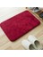 Mikro Kırmızı 60X90 cm Inyahome Shaggy Kalın Banyo Paspasları Makine Yıkama Kuru Banyo Paspasları Banyo Için Peluş Emici Banyo Halıları ve Paspaslar Kaymaz (Yurt Dışından) 1