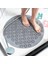 Mavi 52X52 cm Yuvarlak Kaymaz Banyo Paspas Emniyet Duşu Pvc Banyo Paspas Tahliye Deliği Plastik Masaj Ayak Pedi Banyo Aksesuarları Seti (Yurt Dışından) 2