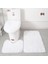 Stil 4 3 Adet/takım Peluş Banyo Paspas Kapağı Kaymaz Halı Tuvalet Kapağı Yastık Yumuşak Duş Odası Kaymaz Mat Aşınmaya Dayanıklı Kilim (Yurt Dışından) 1